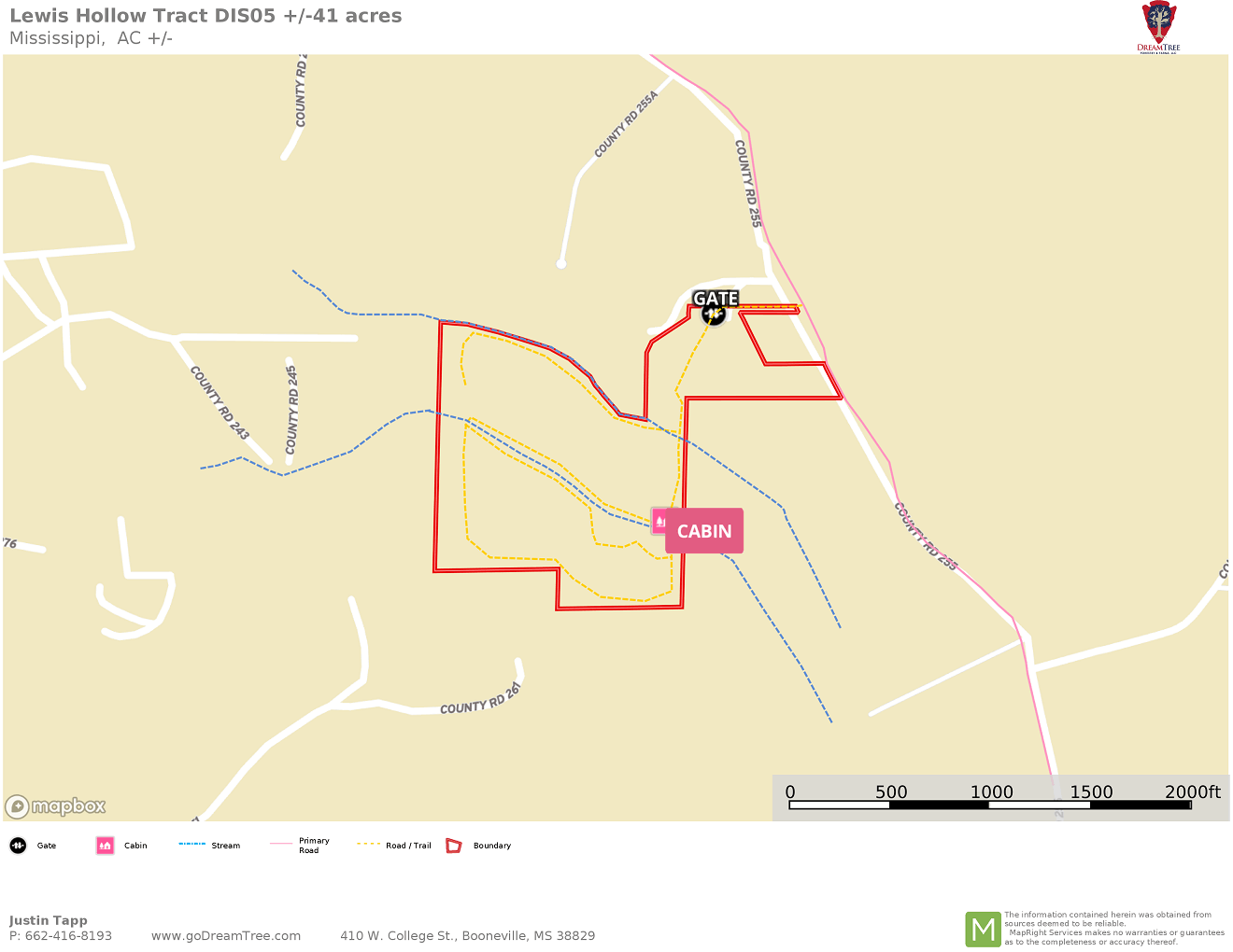 33 road map Lewis Hollow Tract DIS05.png